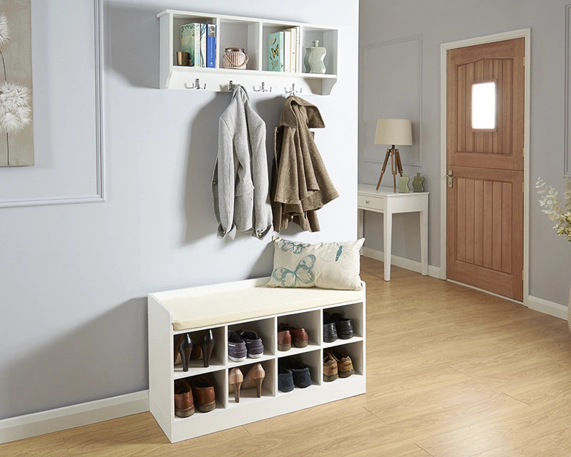 Simple Open Multi-Grid Shoe Changing Rack 0442