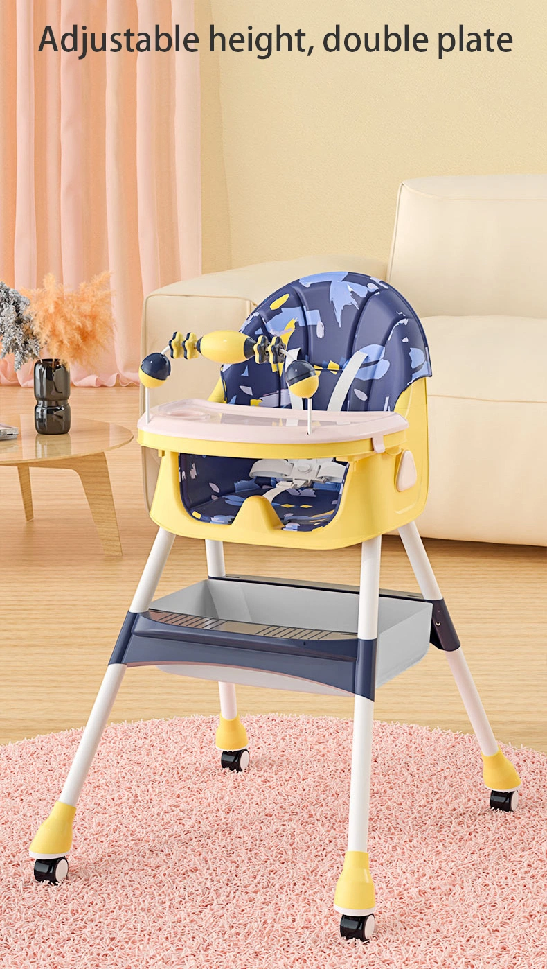 Folding Plastic Children Kids&prime; Baby High Feeding Eat Dinning Chairs