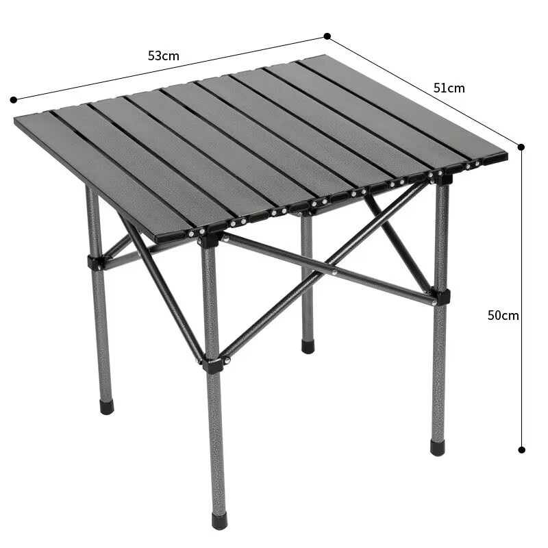 Outdoor Garden Multifunctional Compact Ultralight Beach Aluminum Alloy Height Adjustable Folding Camping Table