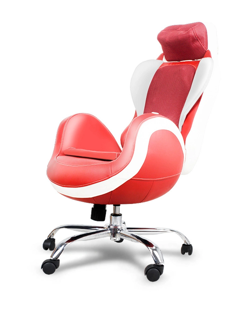 Best Ergonomic Office Massage Chair PU Leather Shiatsu Kneading Leisure Massage Reclining Chair