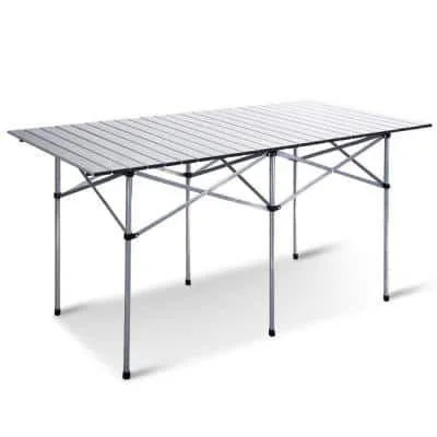 Outdoor Garden Multi-Functional Beach Aluminum Alloy Height Adjustable Folding Table