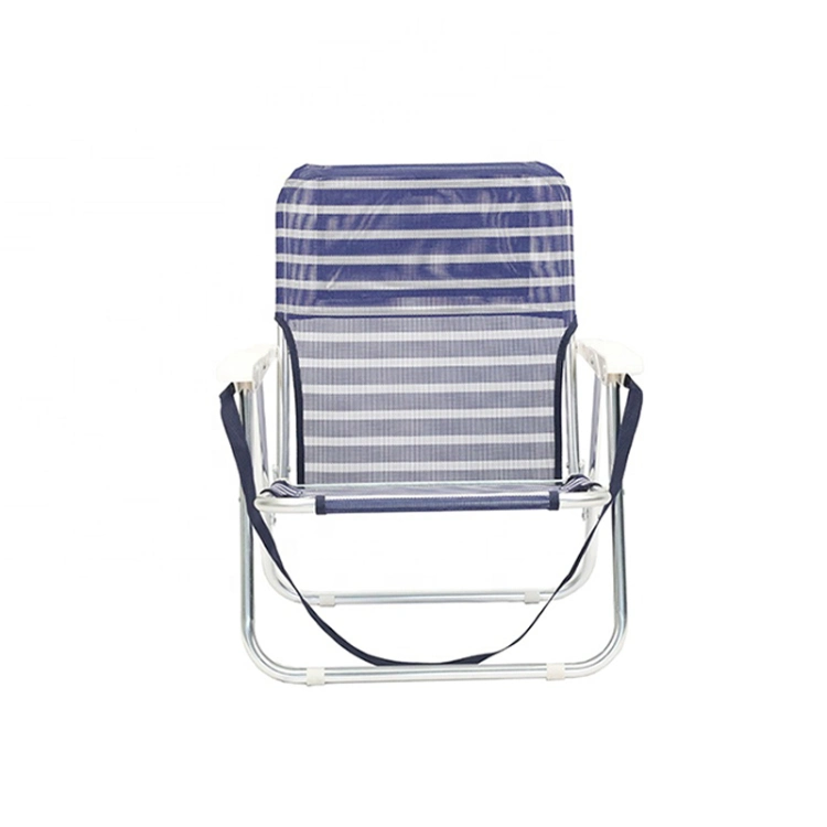 Outdoor Aluminum Portable Folding Metal Sun Beach Chair Foldable with Carrystrap