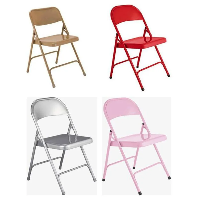 Hot Sale Cheap Modern PP plastic Metal Simple Garden Modern Folding Chair for Outdoor and Indoor (ZG26-005)