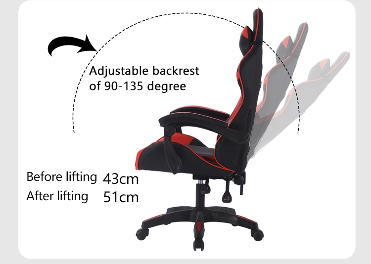 Hot Sale Custom Logo Computer Racing Chair PU Leather Game Chair RGB Silla PU Game Chair for Gaming