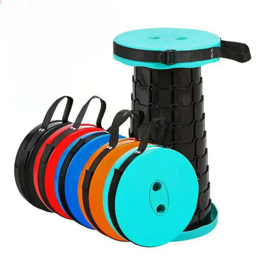 Strong Durable PP Multicolor Adjustable Expansion Outdoor Portable Travel Folding Camping Stool