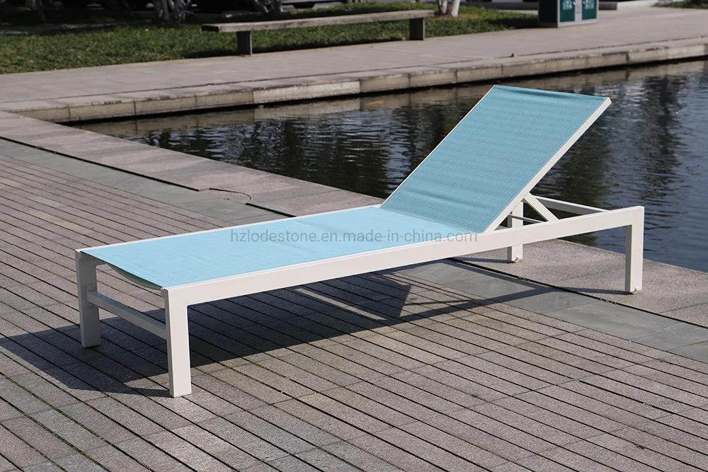 Patio Garden Leisure Furniture Aluminum Chaise Sun Lounger