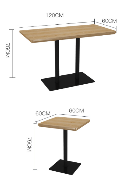 Customize Wooden Restaurant Booth Sofa with Chair Table Sets Solid Wood Dining Chair