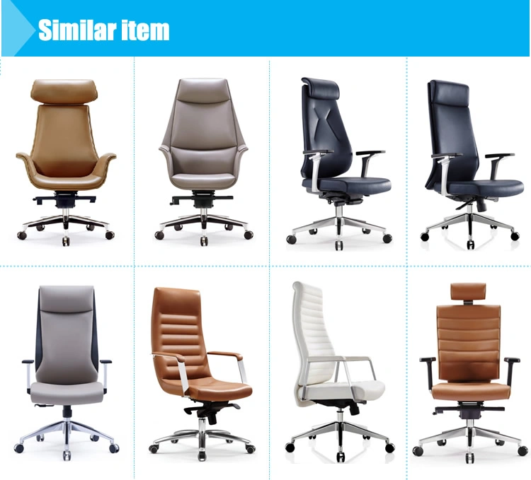 Luxury Bent Plywood Executive Leather Office Chair Conference Chair