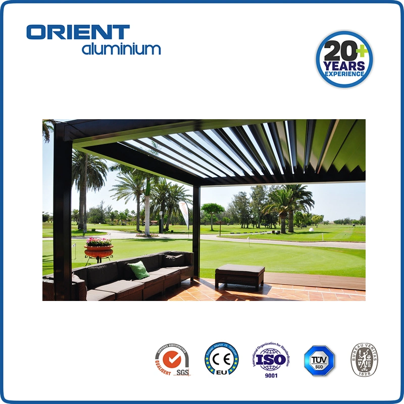 Modern Pergola Aluminum 4X3 Outdoor Garden Gazebo 8 X 12 Electric Pergola Louvre Chinese Garden Gazebo Manufacturers