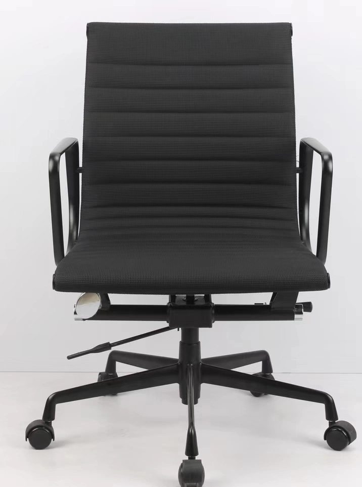 Short Back Aluminum Frame Office Armchair