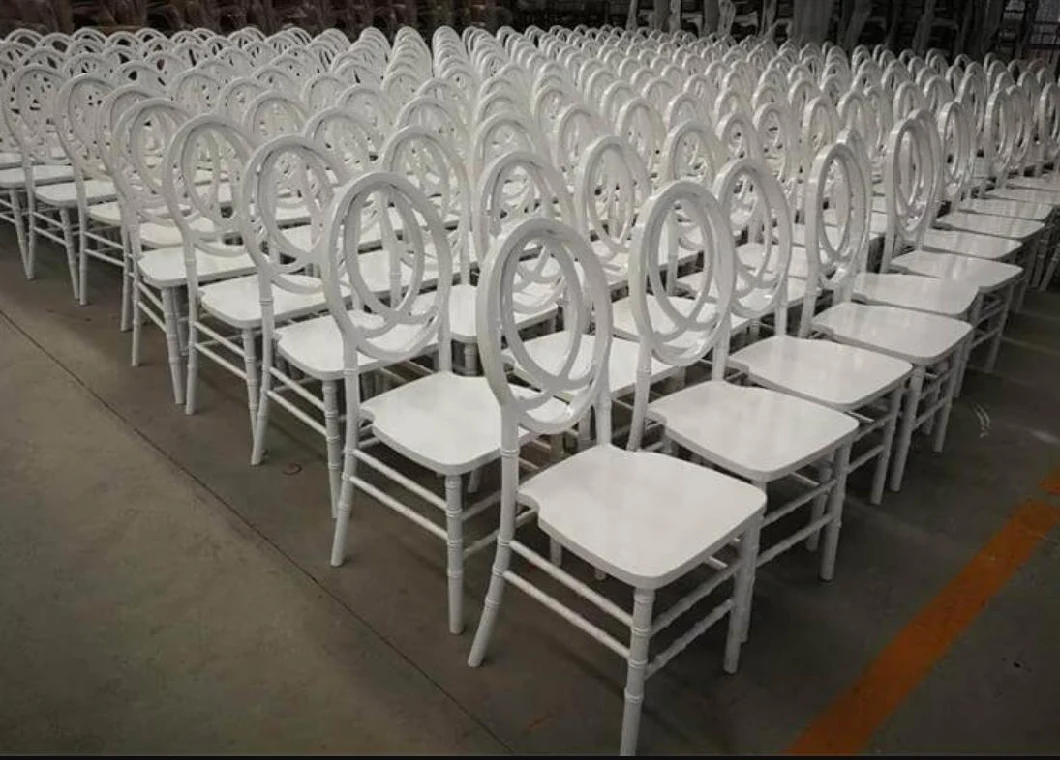 Wholesale Banquet Wedding Indoor Events Round White Plastic Resin Phoenix Chairs