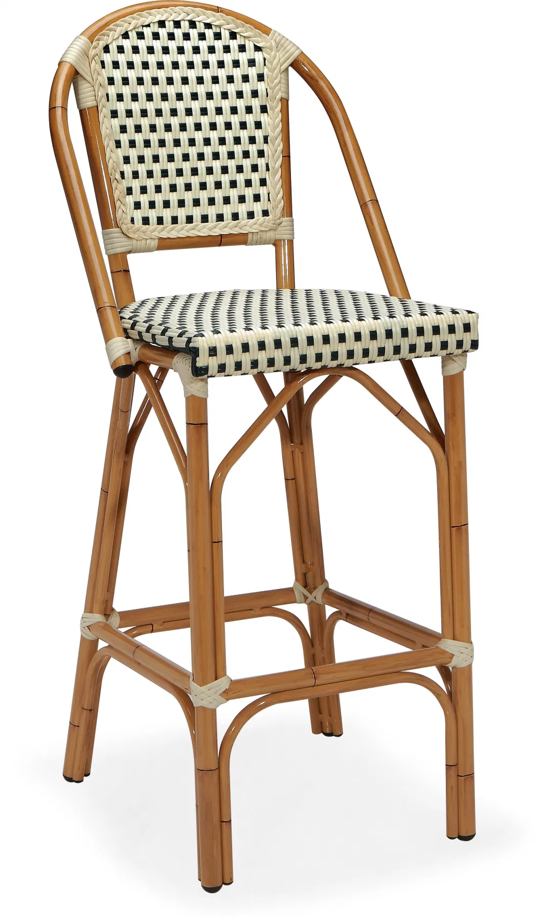 Wicker Rattan French Bistro Dining Chair