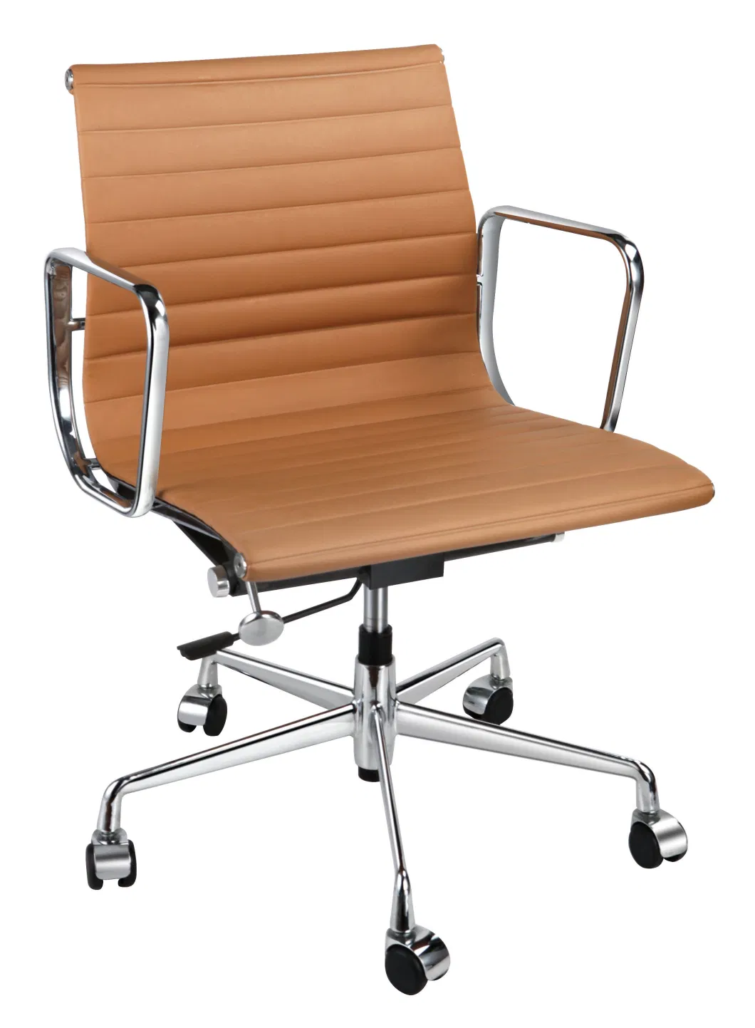 Short Back Aluminum Frame Office Armchair