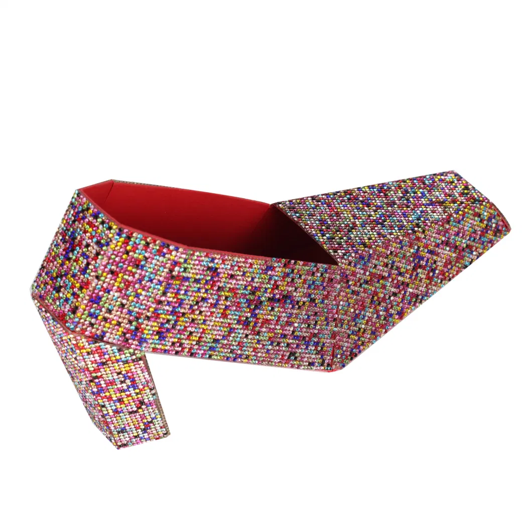 Custom Storage Packaging Gift Shoe Shaped Color Corrugated Cardboard Paper Packing Box