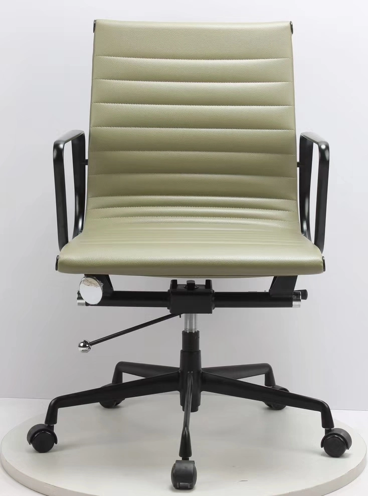 Short Back Aluminum Frame Office Armchair