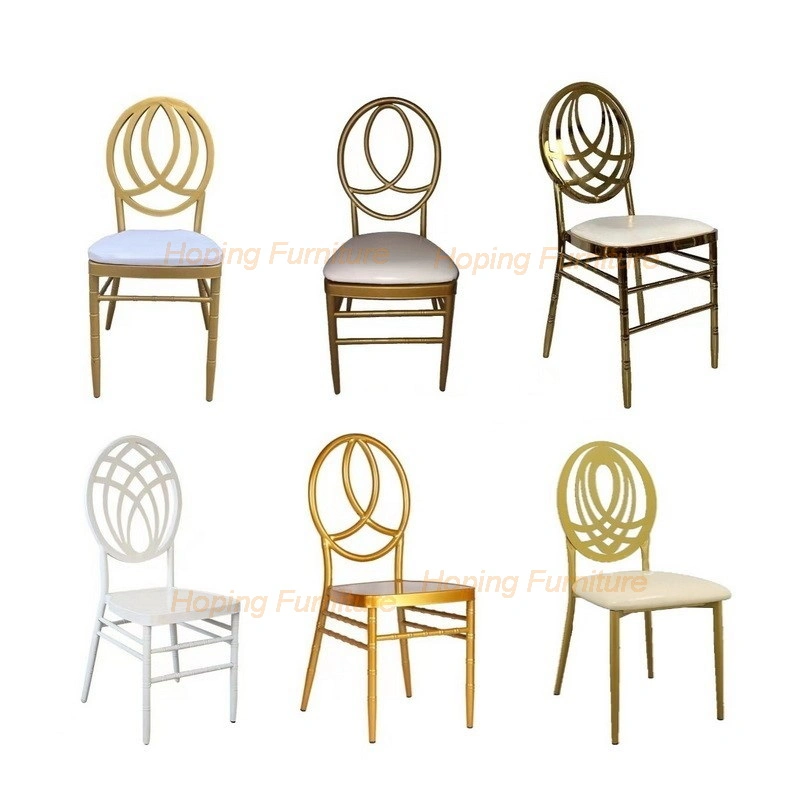 Indian Wholesale Factory Outdoor Wedding Event Banquet O Shape Phoenix Dining Chair