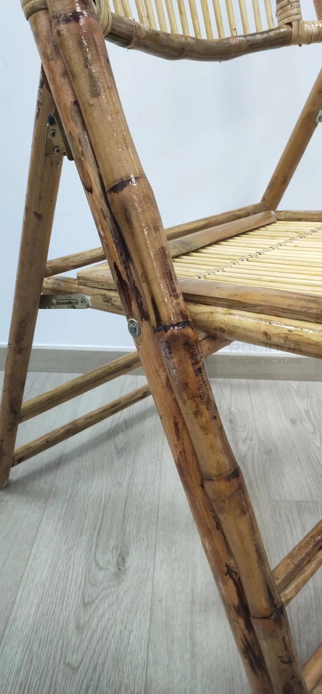 Commercial Event Party Rental Bamboo Wooden Folding Chair