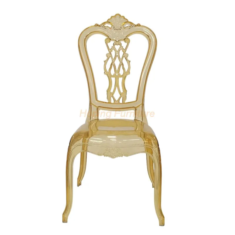 Event Wedding Chair Clear Crystal Plastic Acrylic Resin Tiffany Chiavari Chair Luxury Wedding Chair