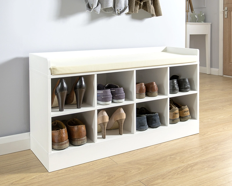 Simple Open Multi-Grid Shoe Changing Rack 0442