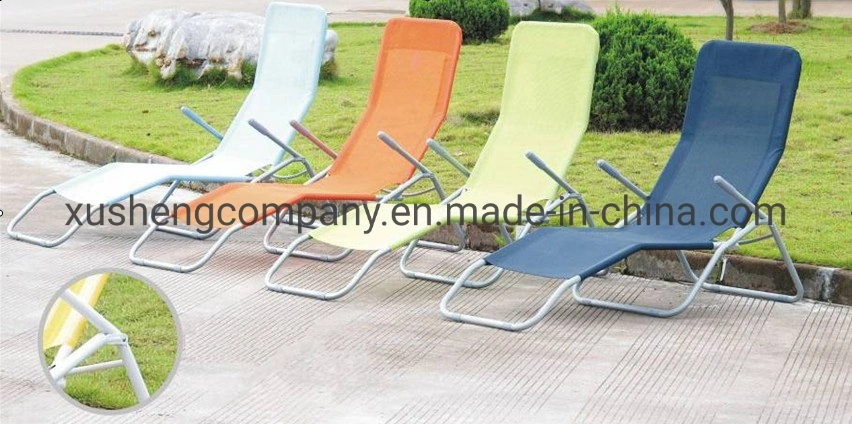 Most Popula Mesh Fabric Texilene Outdoor Garden Reclining/Chaise/Sun Lounger