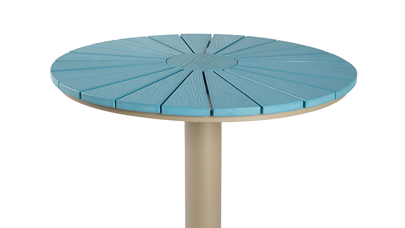 Factory Wholesale Outdoor Furniture Garden Aluminum Plastic Wood Table