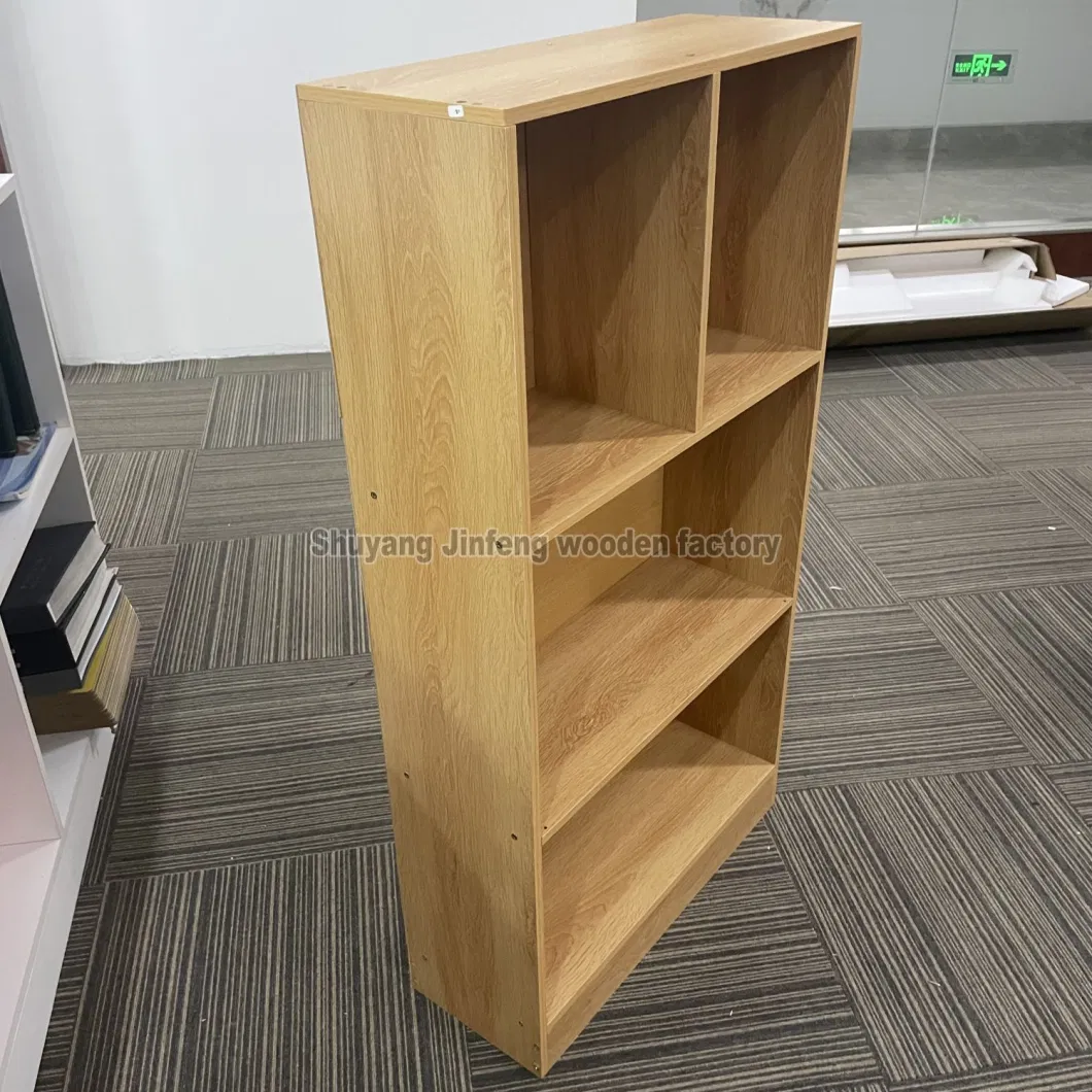 Wood Grain Color or Solid Color Simple Bookshelf