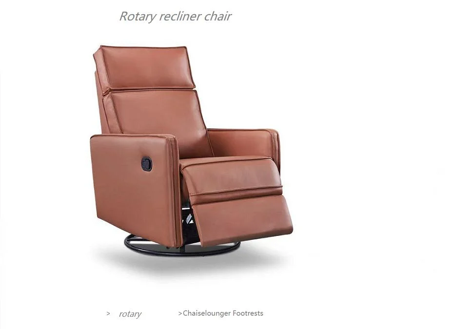 Luxury Swivel Chair with Power or Manual Rocking Recliner for Living Room