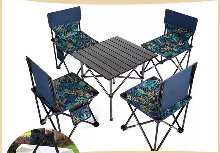 Outdoor Garden Multifunctional Compact Ultralight Beach Aluminum Alloy Height Adjustable Folding Camping Table