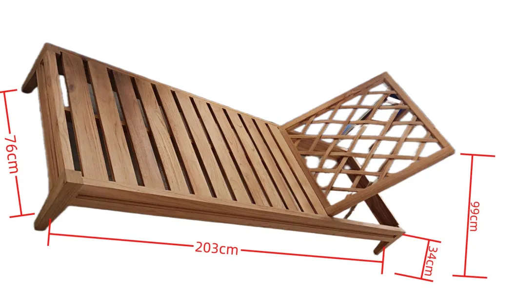 Garden Outdoor Lounge Chairs Wooden Pool Lounger Sun Loungers Beach Sea Teak