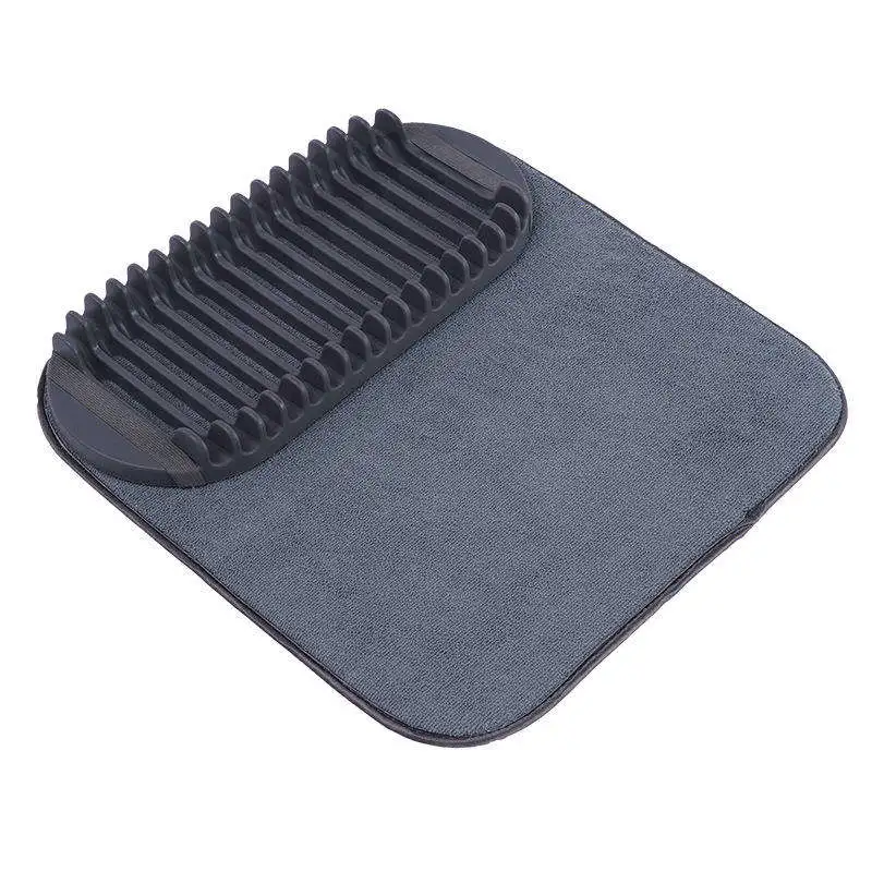 Collapsible Anti-Slip Heat Resistant Microfiber Dish Drying Rack Mat for Kitchen