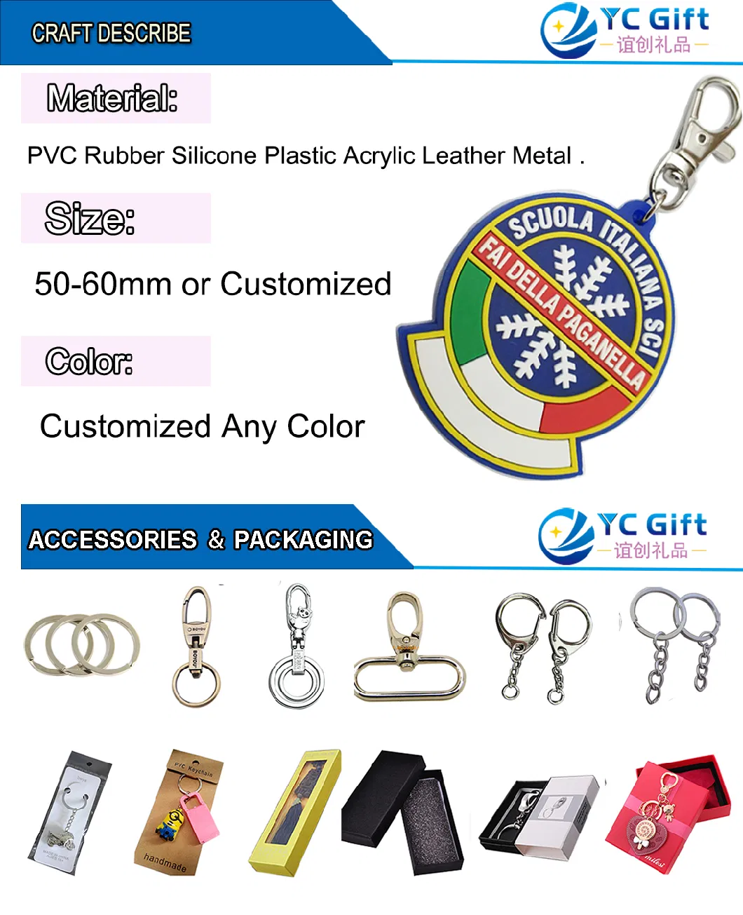 Custom Cute Plastic PVC Key Holder Sublimation Blanks Acrylic Charm Key Chain Fashion Promotional Souvenir Shoes Key Holder with Design Your Won Logo (KC-P65)