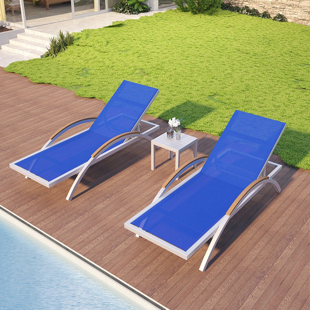 Garden Furniture Folding Beach Swimming Chaise Lounge Chairs Pool Outdoor Sun Lounger