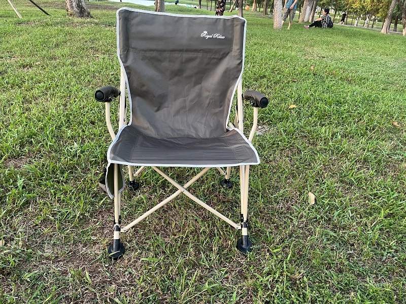 Heavy Duty Folding Camping Chair with Hard Arm Rest Beach Chair