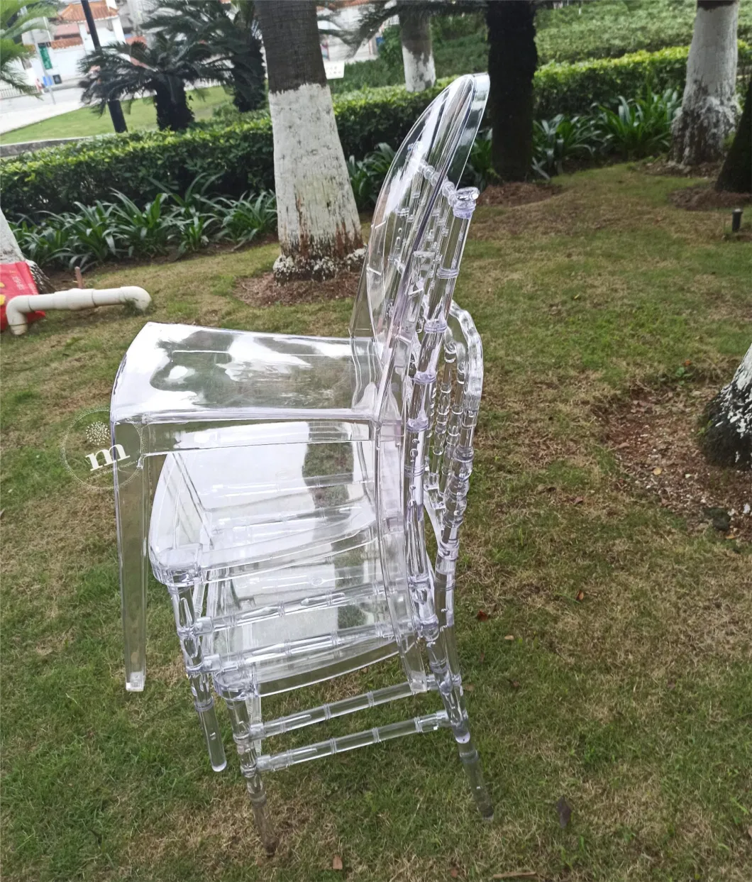 Wedding Plastic Crystal Stackable Banquet Polycarbonate Ghost Chair for Event