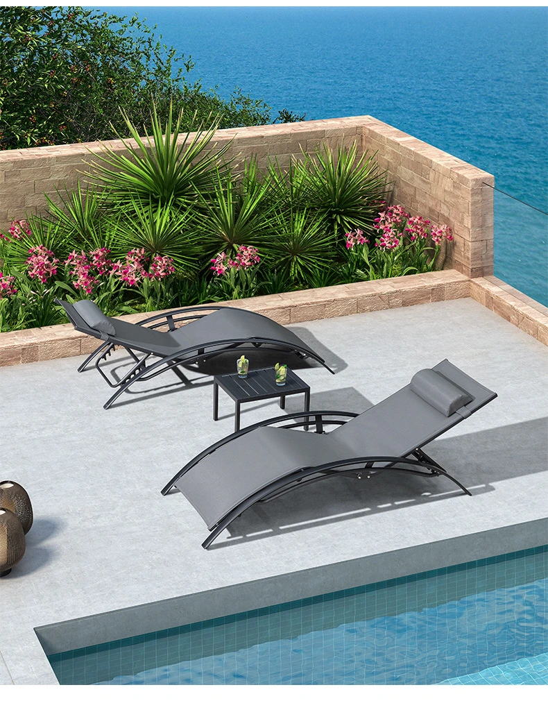 Wholesale Outdoor Aluminium Sun Lounger China Chair