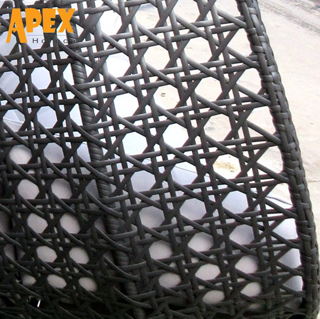 Outdoor Indoor Living Room Garden Patio Bistro Balcony Metal Aluminium Frame Rattan Furniture Egg Swing Chair