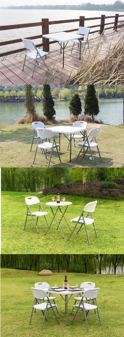 Wholesale Outdoor / Garden / Picnic White Portable Plastic Folding Chairs for Events Parties