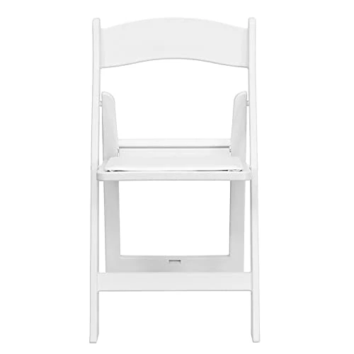 Cheap Price Stackable Tiffany Wedding Event Wimbledon Plastic White Resin Folding Chairs