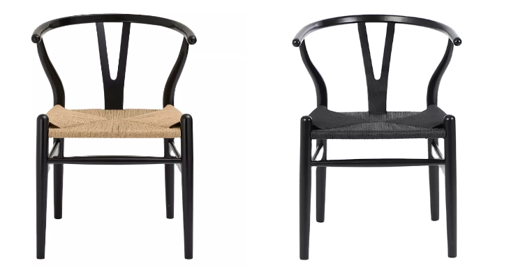 High Quality Ash Wood Black Color Hans Wegner/ Danish /Professional Factory Y Dining Chair