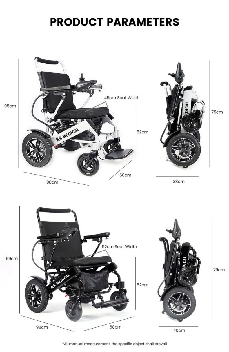 Ksm-601 Multifunctional Amazon Hot Sell Electric Wheelchair Price Mobility Chairs with CE Mdr FDA510K Ukca Certificate