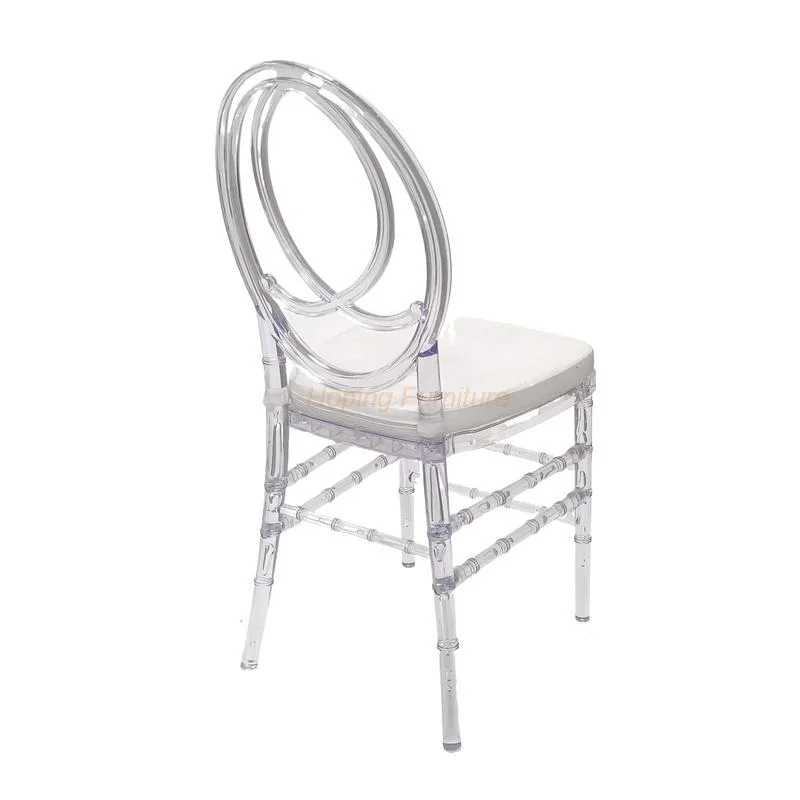 Event Wedding Chair Clear Crystal Plastic Acrylic Resin Tiffany Chiavari Chair Luxury Wedding Chair