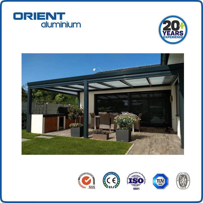 Modern Pergola Aluminum 4X3 Outdoor Garden Gazebo 8 X 12 Electric Pergola Louvre Chinese Garden Gazebo Manufacturers