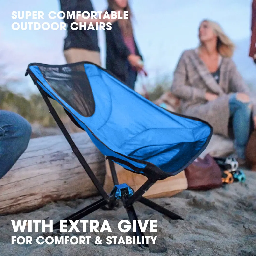 Small Collapsible Portable Outdoors Compact Adults Supports Portable Beach Chair