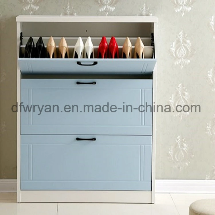 Wood Panel MDF/Particle Board Shoe Cabinet