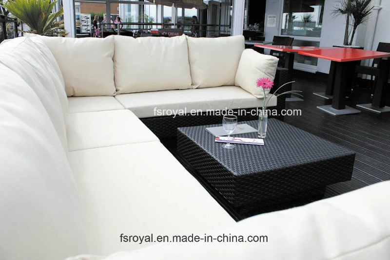 Modern Garden Furniture Sofa Patio Rattan Outdoor Lounge Set Hotel Home Corner Sofa Pool Side Leisure Dining Chairs