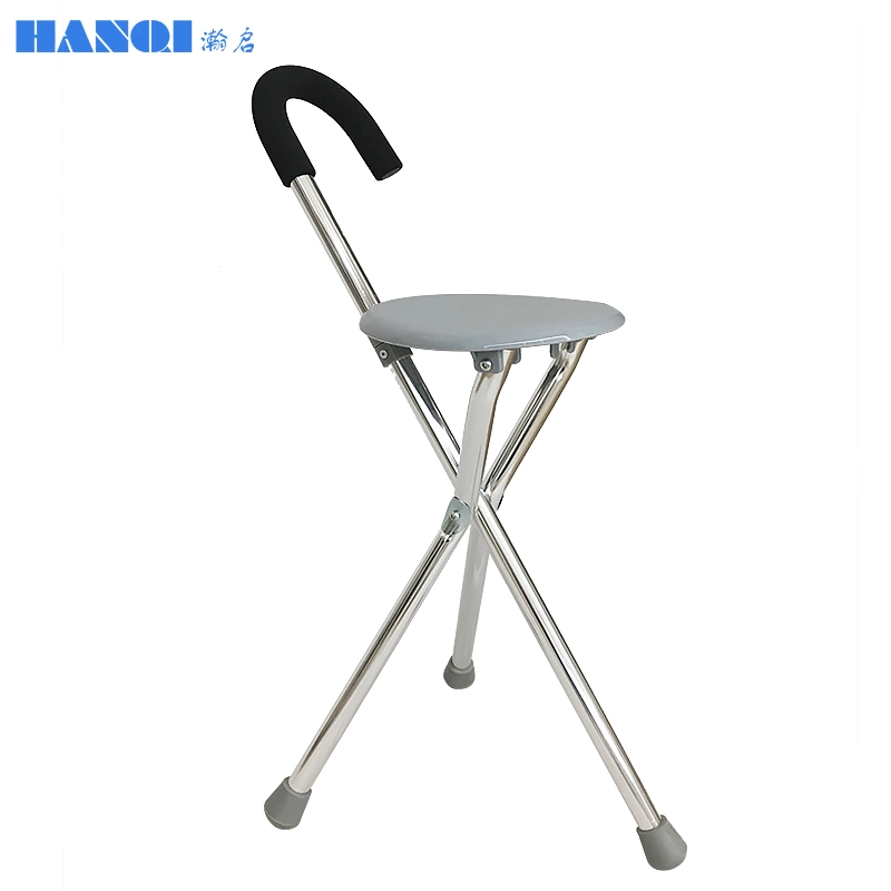 Portable Customizable Walking Stick Stool Suitable for Indoor and Outdoor Use