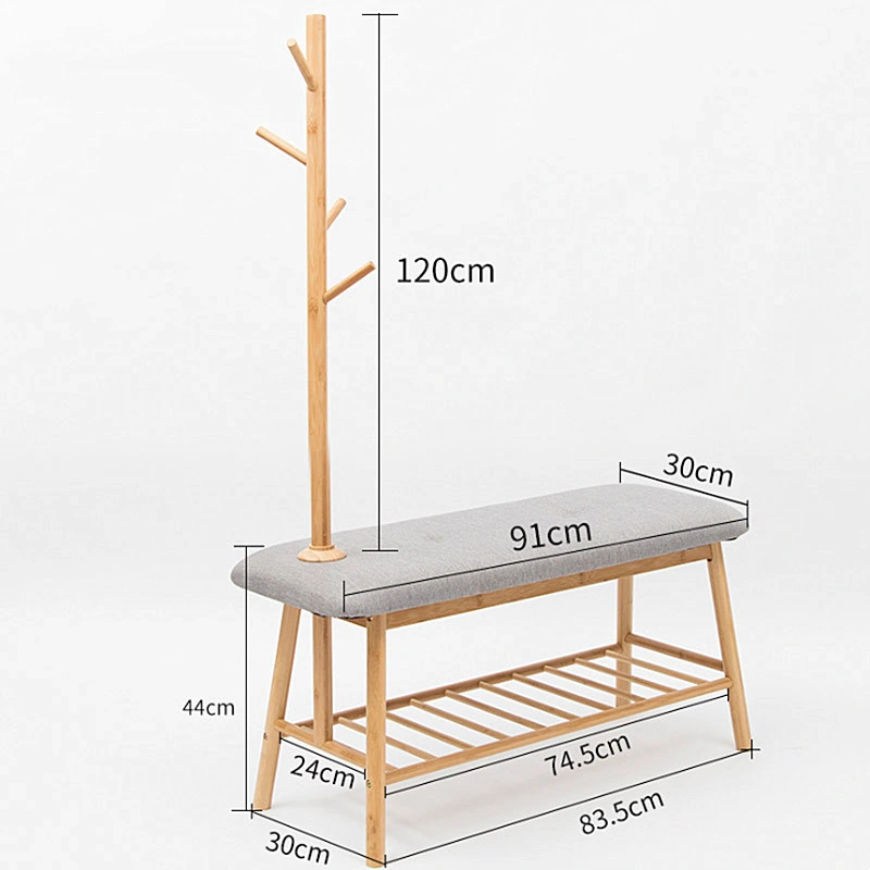 Modern Storage Creative Fabric Bamboo Multi-Layer Shoe Rack 0451