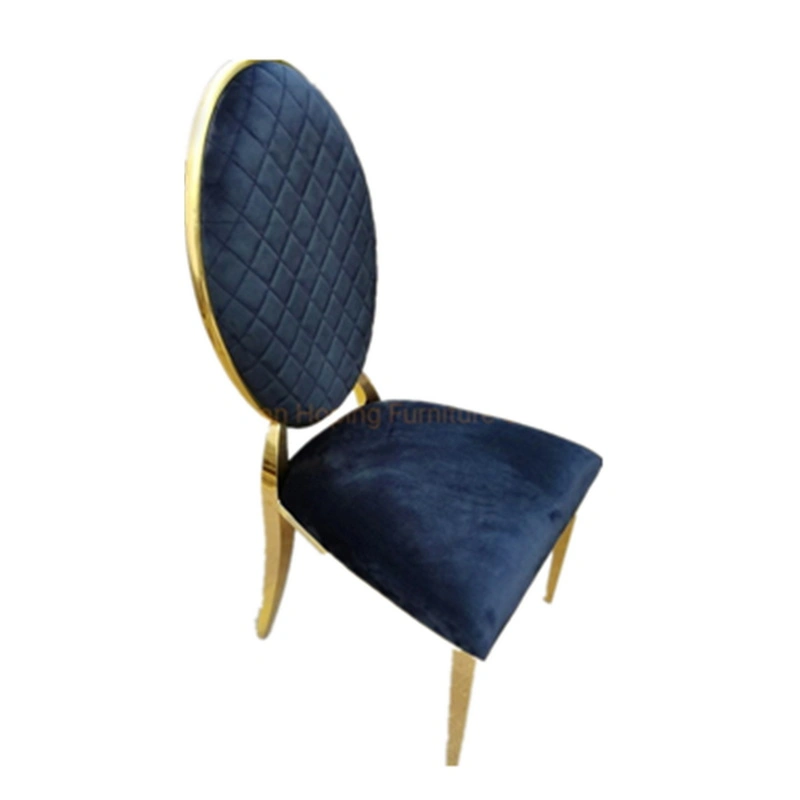 Modern Sqaure Diamond Stitching Velvet Back Cross Design Chair Wedding/Outdoor/Party/Hotel/Restaurant Metal Chair in Many Color Options