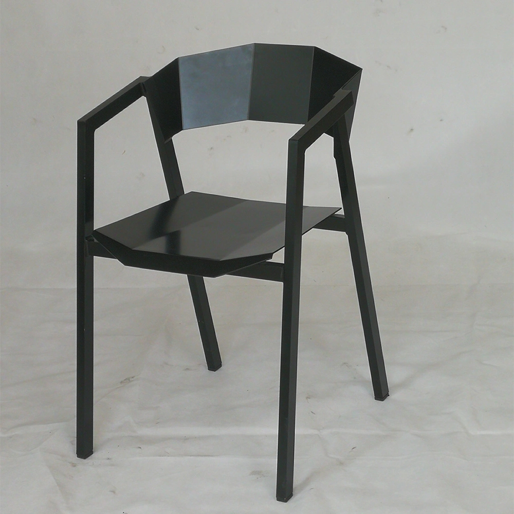 Manufacturers Hot Selling Modern Black Casual Portable Outdoor Dining Chair