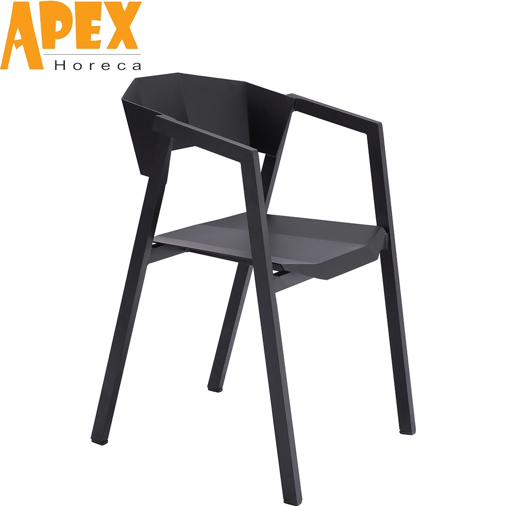 Manufacturers Hot Selling Modern Black Casual Portable Outdoor Dining Chair